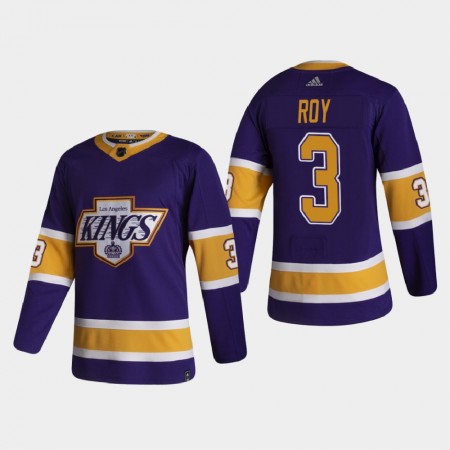 Herren Eishockey Los Angeles Kings Trikot Matt Roy 3 2020-21 Reverse Retro Authentic